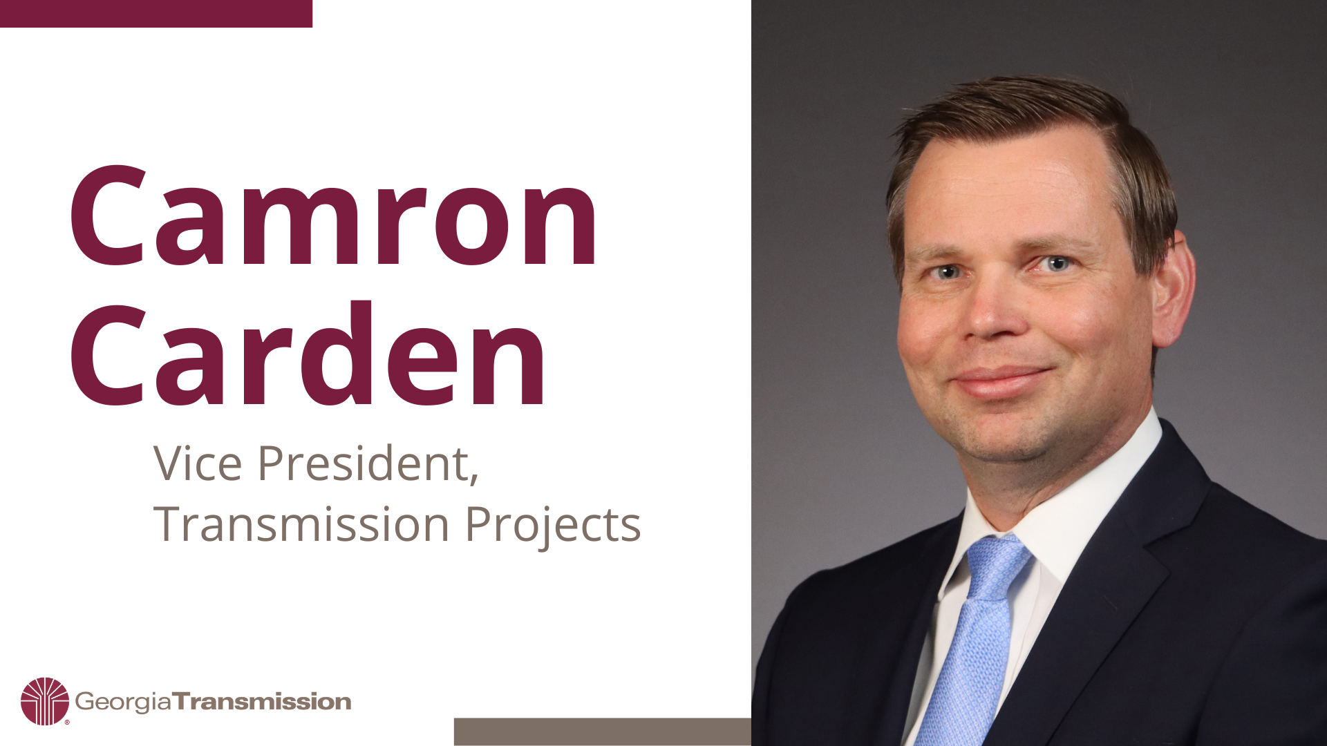 Camron Carden Named Vice President for Transmission Projects – Georgia ...