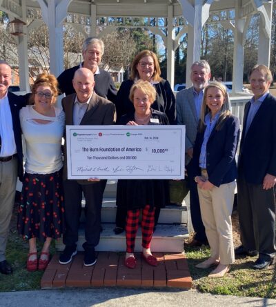 Georgia Transmission, Oglethorpe Power and Georgia EMC Unite to Support The Burn Foundation of America with $10,000 Donation