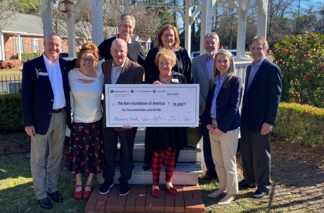 Georgia Transmission, Oglethorpe Power and Georgia EMC Unite to Support The Burn Foundation of America with $10,000 Donation